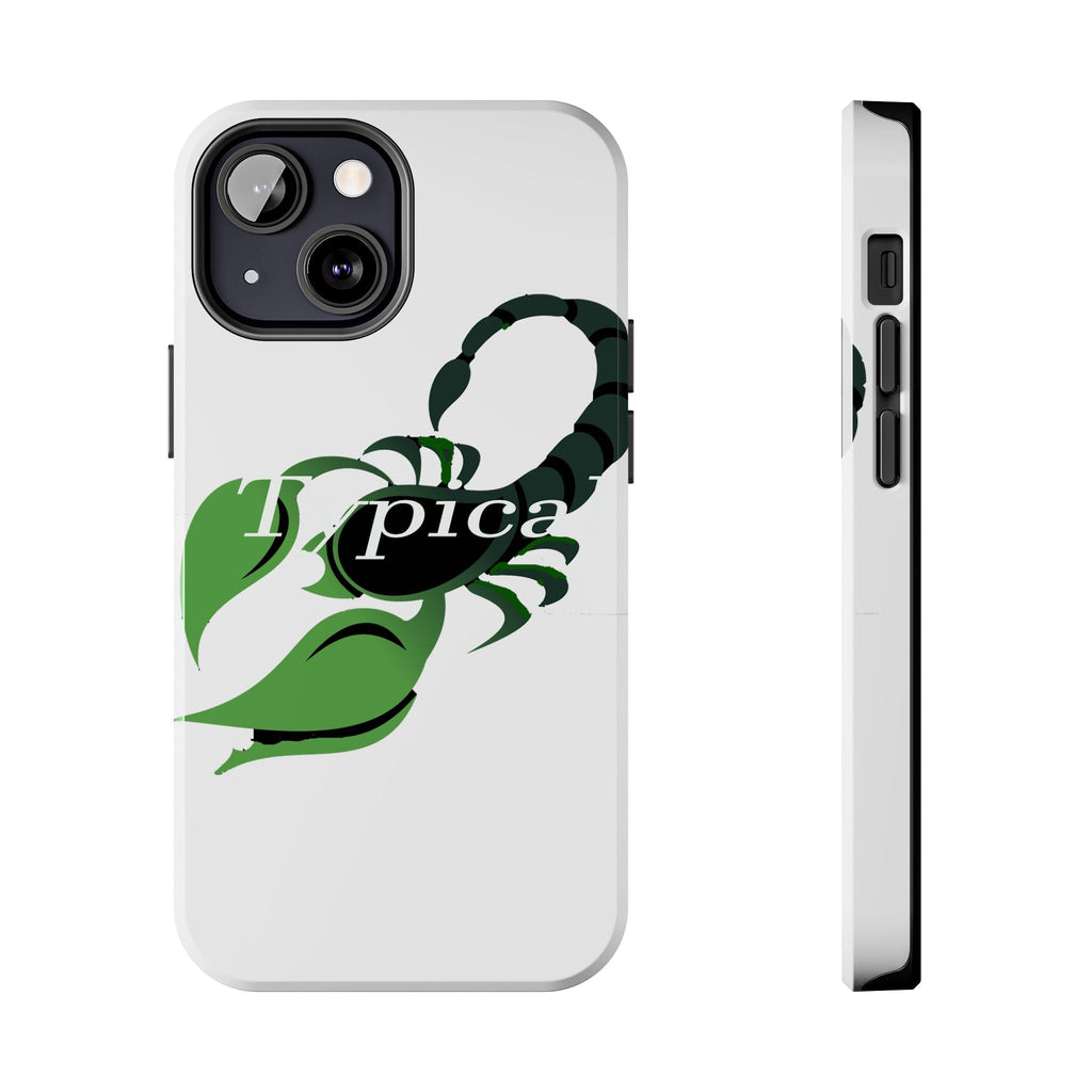 Scorpio Zodiac Tough Phone Case — Green Scorpion "Typical" Design Printify Phone Case  314 Originals