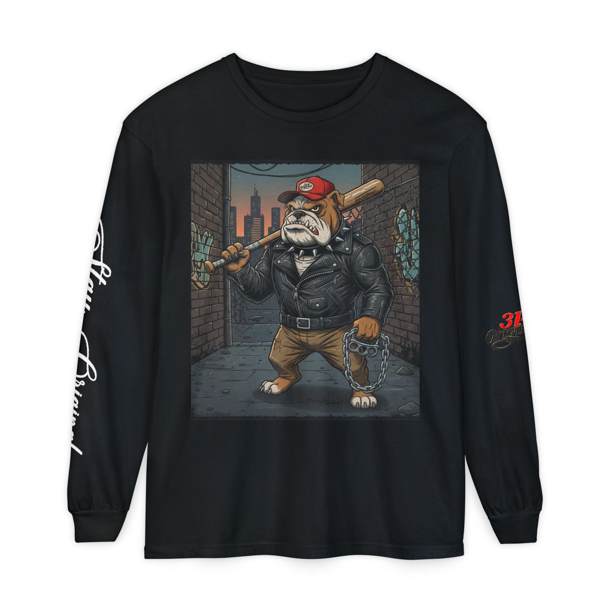 Stay Original Bulldog Brawler Long Sleeve T‑Shirt - 314 Originals