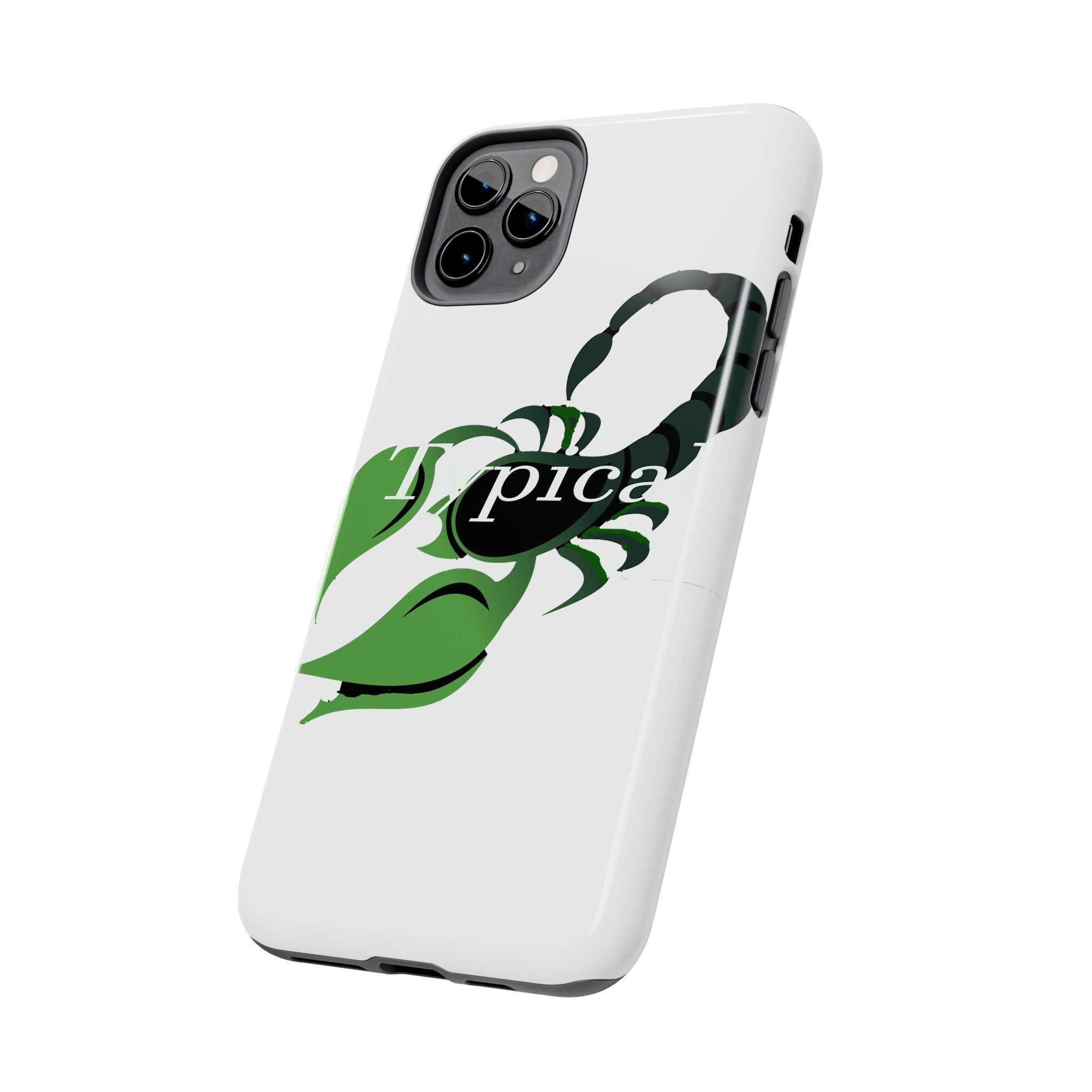 Scorpio Zodiac Tough Phone Case — Green Scorpion "Typical" Design Printify Phone Case  314 Originals
