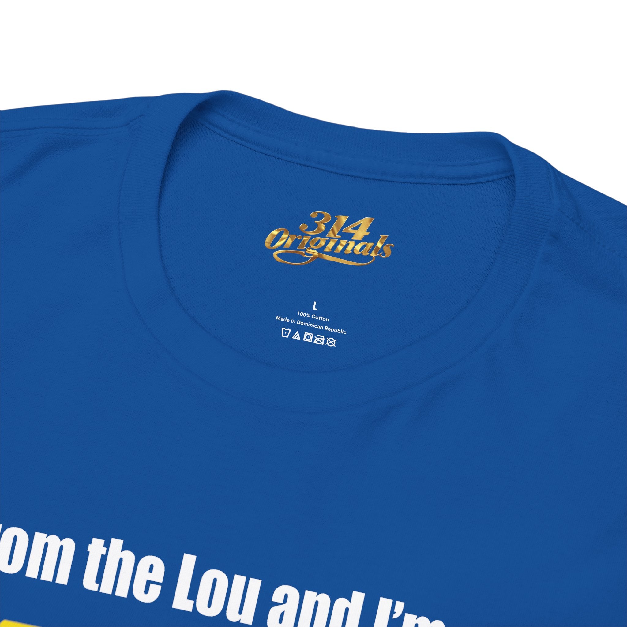 Proud Missouri Flag T-Shirt — "From the Lou and I’m... PROUD" - 314 Originals