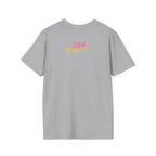 Queen Q Crown T‑Shirt — Pink & Gold Heart Logo Tee