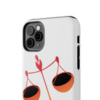 Libra Scales Phone Case — Zodiac Balance Tough Protective Cover Printify Phone Case  314 Originals