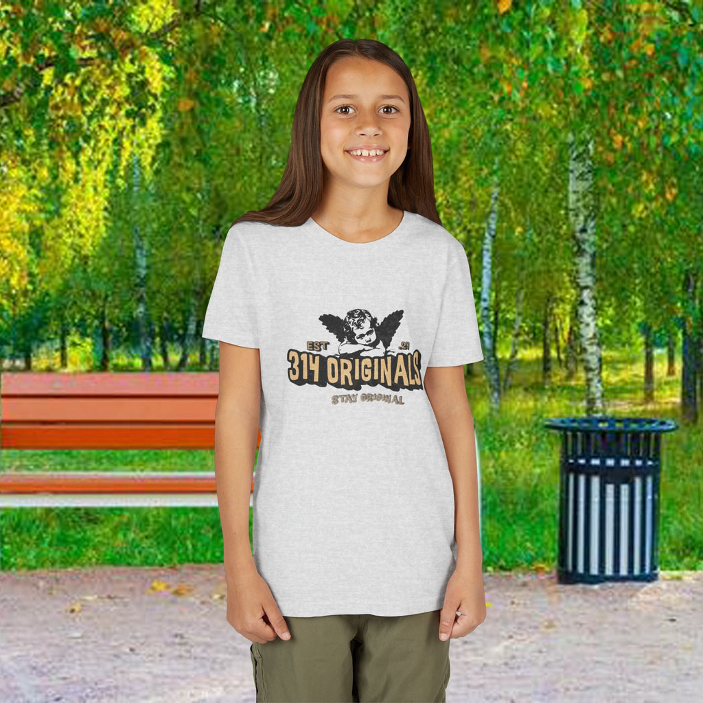 314 Originals Youth Tee - Vintage Cherub Graphic Kids T-Shirt Printify Kids clothes  314 Originals