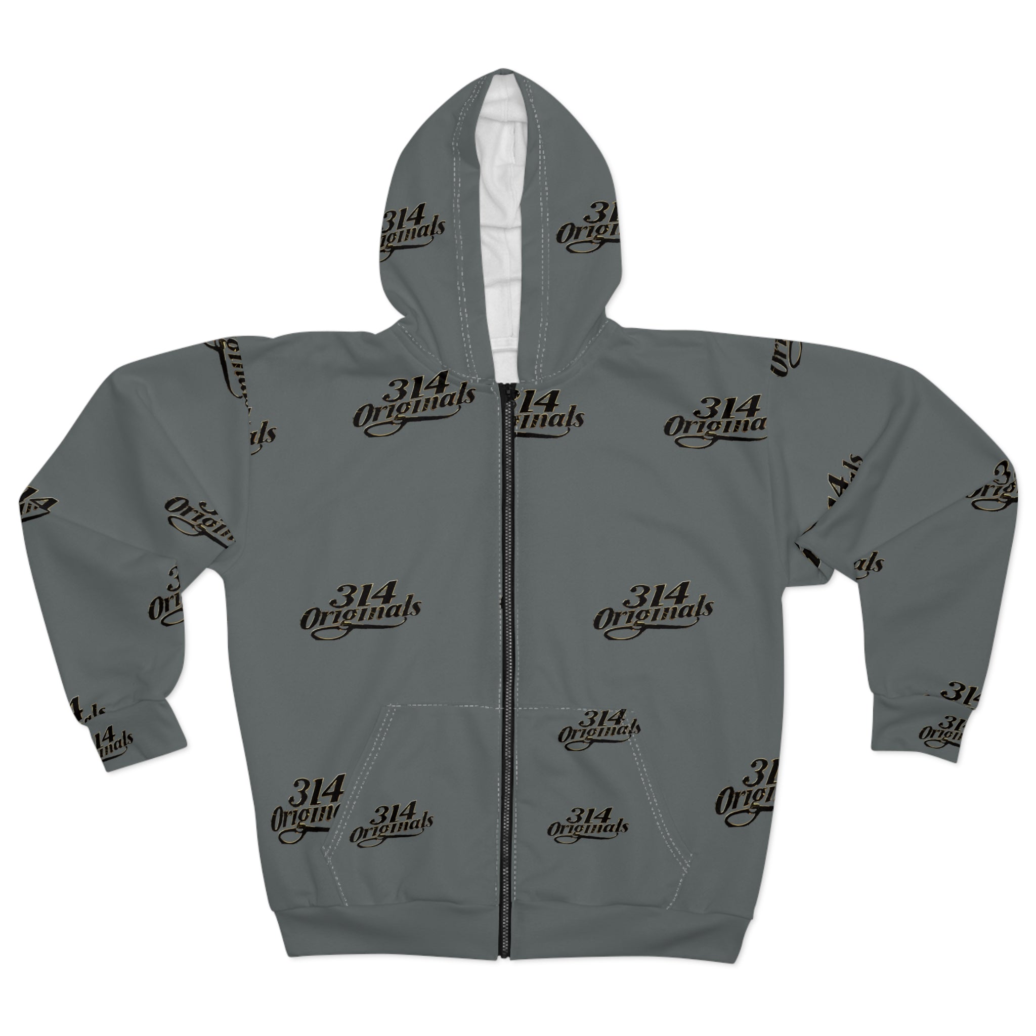314 Originals All-Over Print Zip Hoodie - 314 Originals