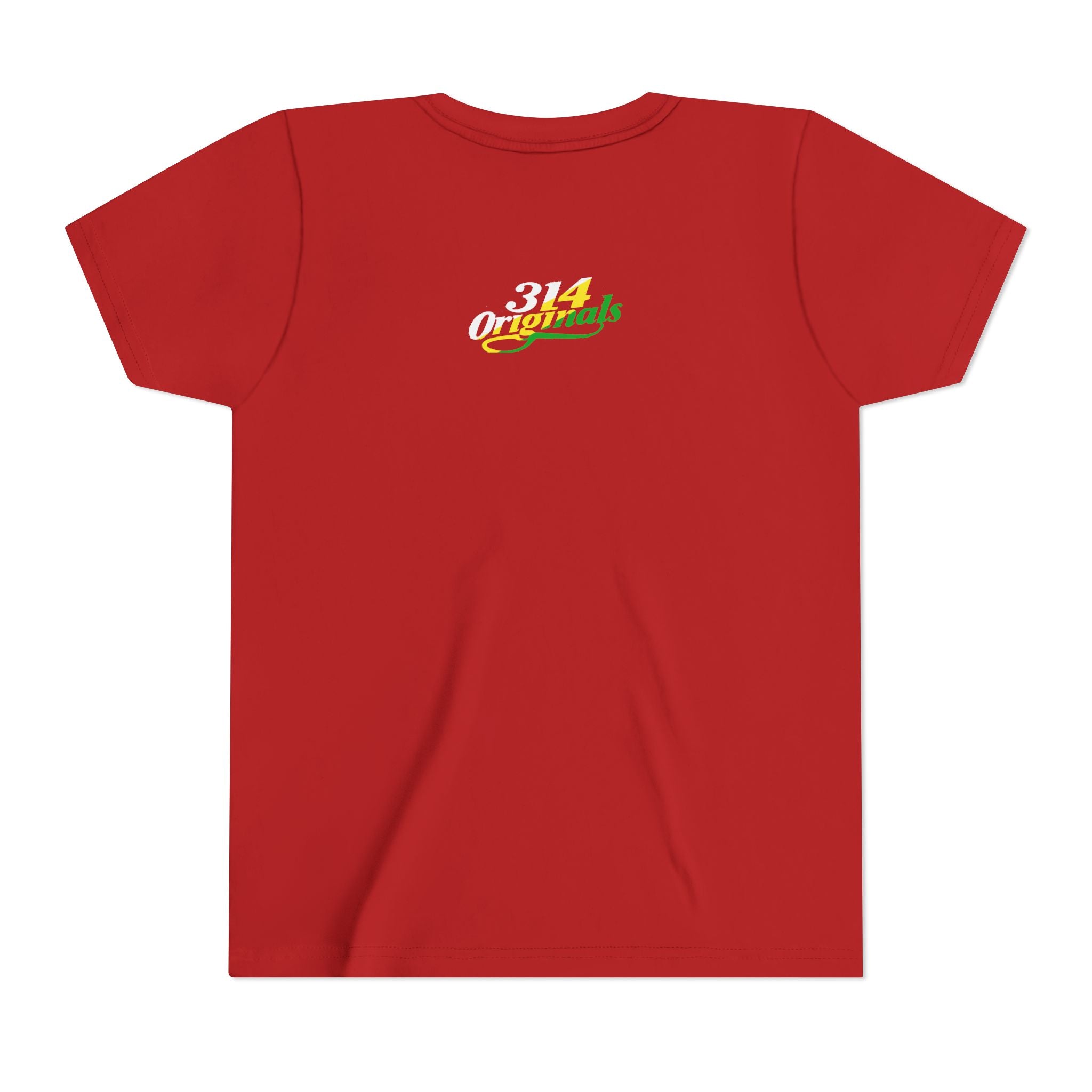Girl's "Favorite Kid" Retro Yellow & Green Graphic T-Shirt