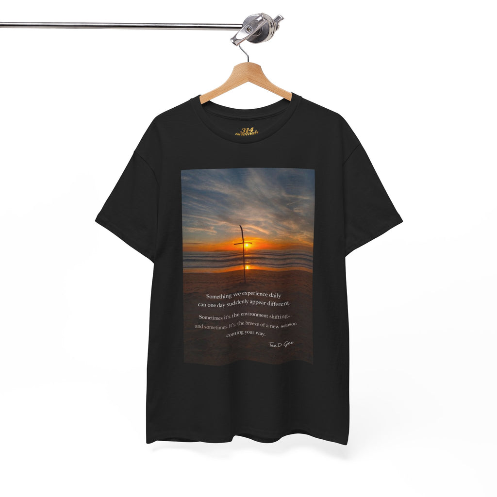 Sunset Beach Quote T‑Shirt — Inspirational Ocean Sunrise Tee - 314 Originals