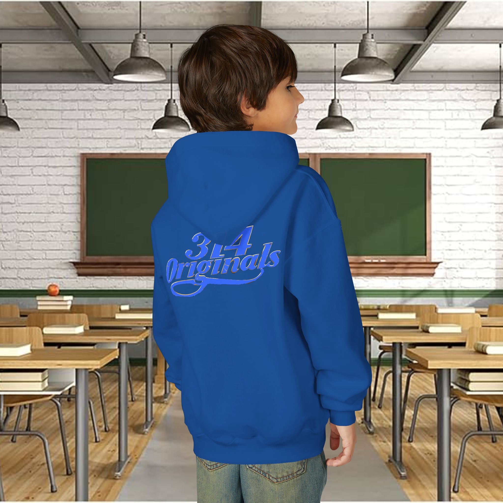 Youth Hoodie - 'Class of 2026' Graduation Bear Hoodie with '314 Originals' Back Print