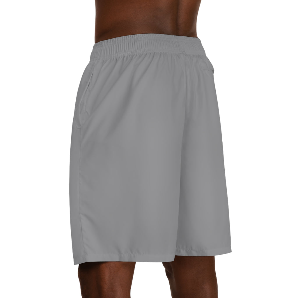 Originals Vertical Script Men's Jogger Shorts — Grey Athletic Casual Summer Shorts - 314 Originals