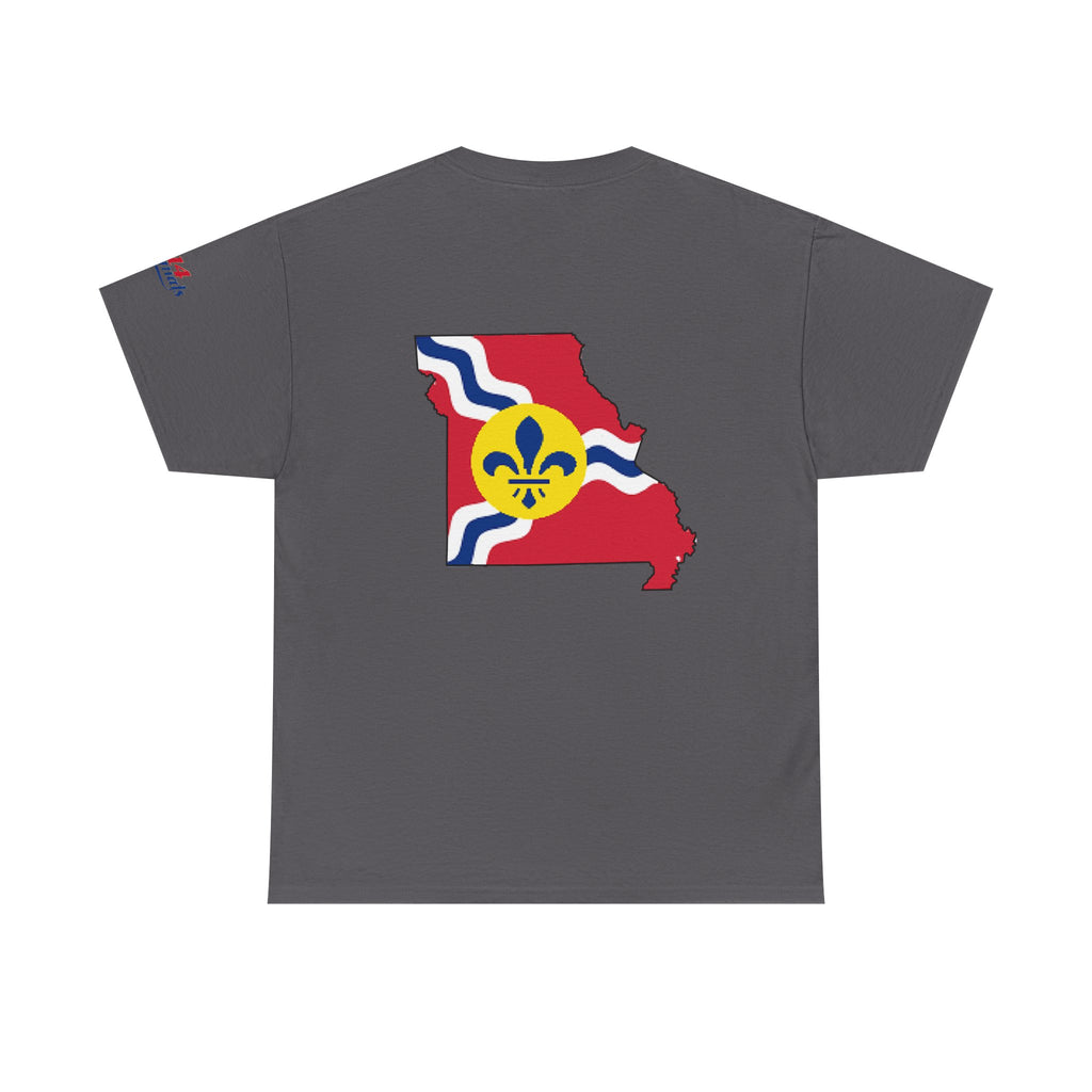Proud Missouri Flag T-Shirt — "From the Lou and I’m... PROUD" - 314 Originals