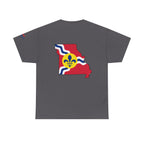 Proud Missouri Flag T-Shirt — "From the Lou and I’m... PROUD" - 314 Originals