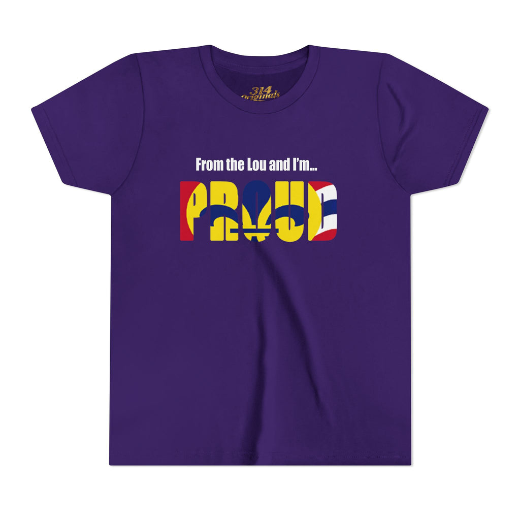 "From the Lou and I'm... Proud" St. Louis Flag Kids Shirt