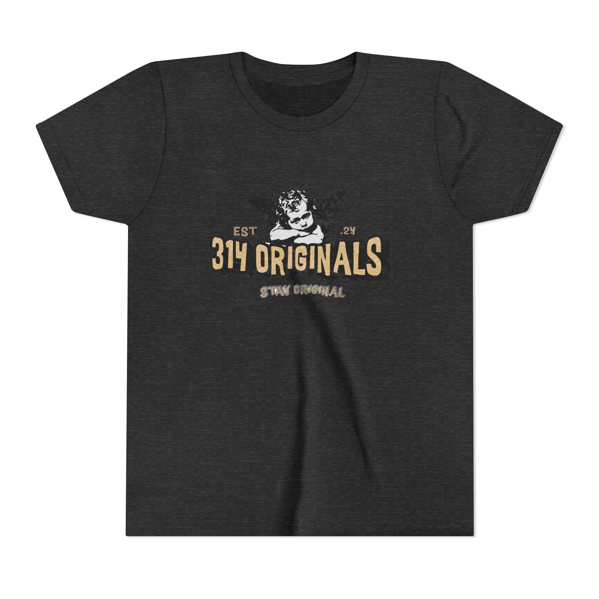 314 Originals Youth Tee - Vintage Cherub Graphic Kids T-Shirt Printify Kids clothes  314 Originals