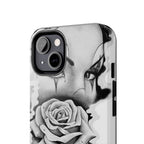 Noir Clown Face with Rose Shockproof Phone Cover - 314 Originals