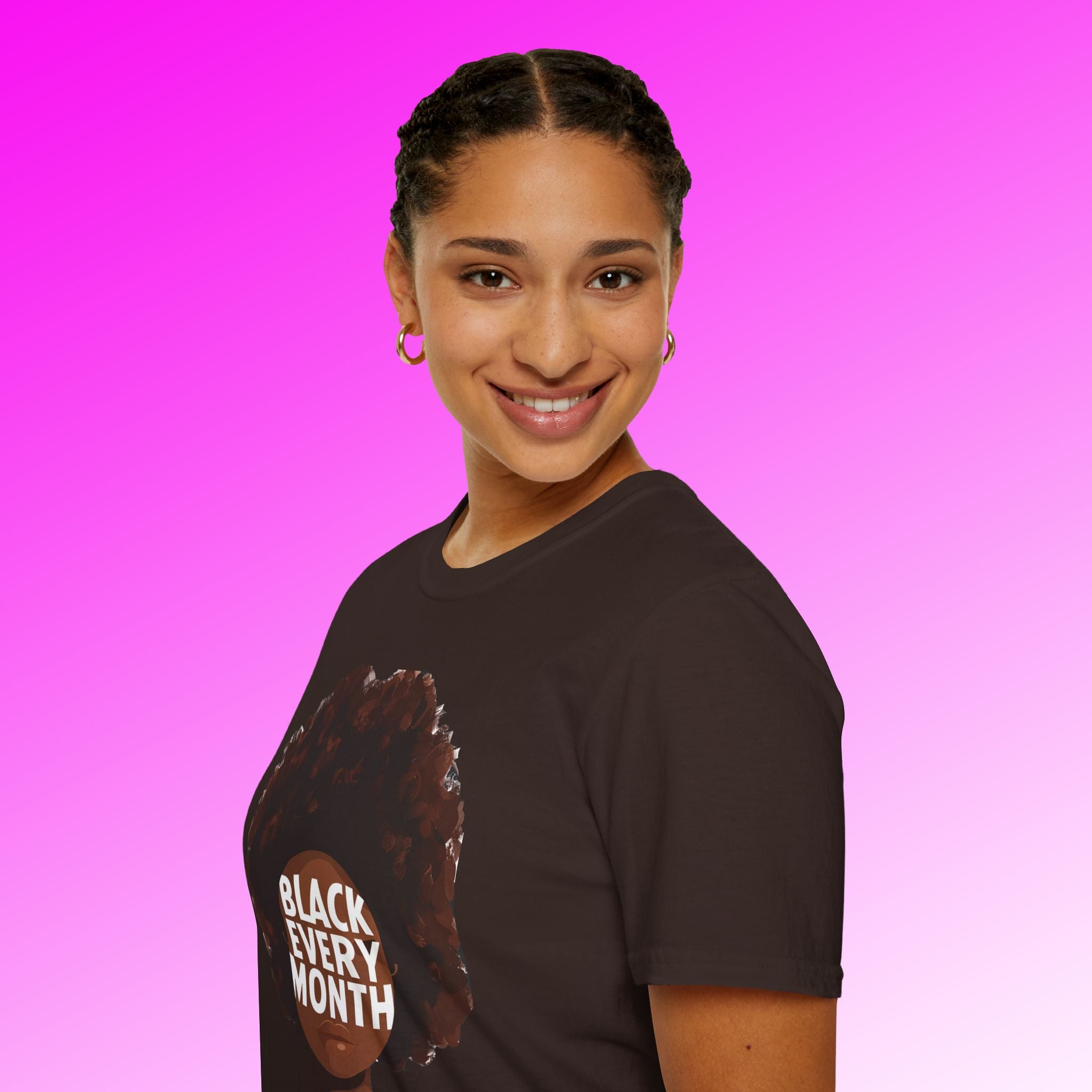 Black Every Month T-Shirt — Afrocentric Pride Graphic Tee - 314 Originals