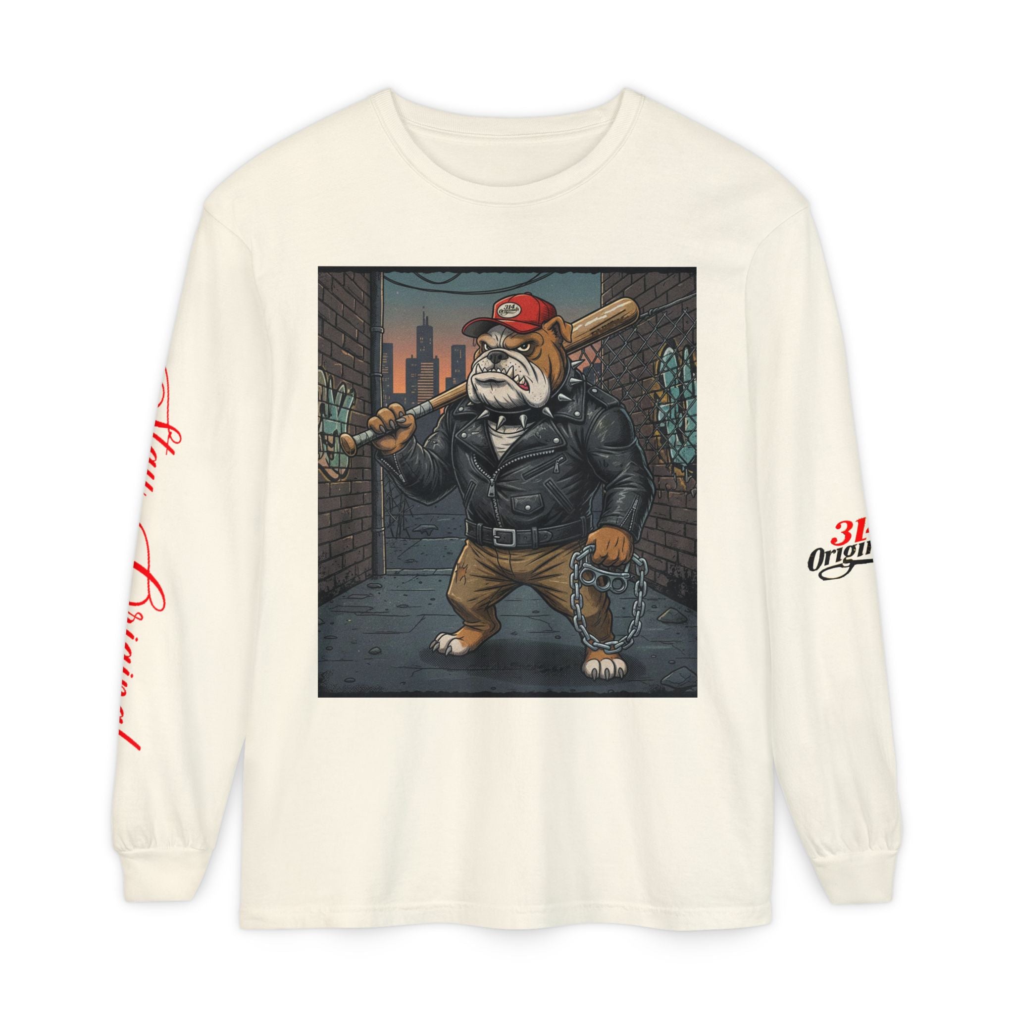 Stay Original Bulldog Brawler Long Sleeve T‑Shirt - 314 Originals