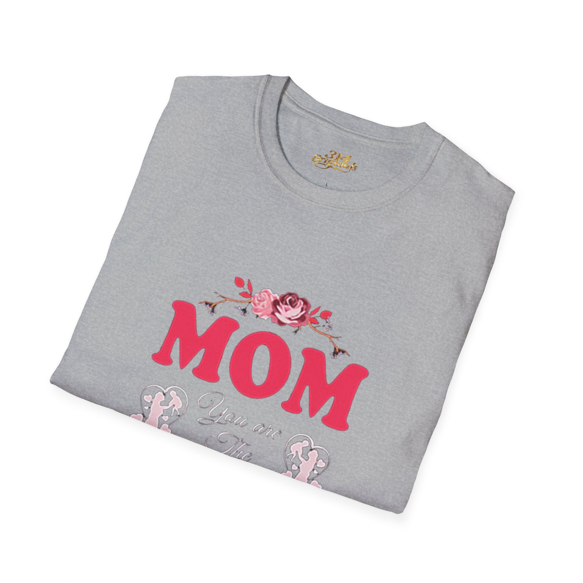 Mom You Are The Queen T‑Shirt — Floral Mother's Day Gift Printify T-Shirt  314 Originals