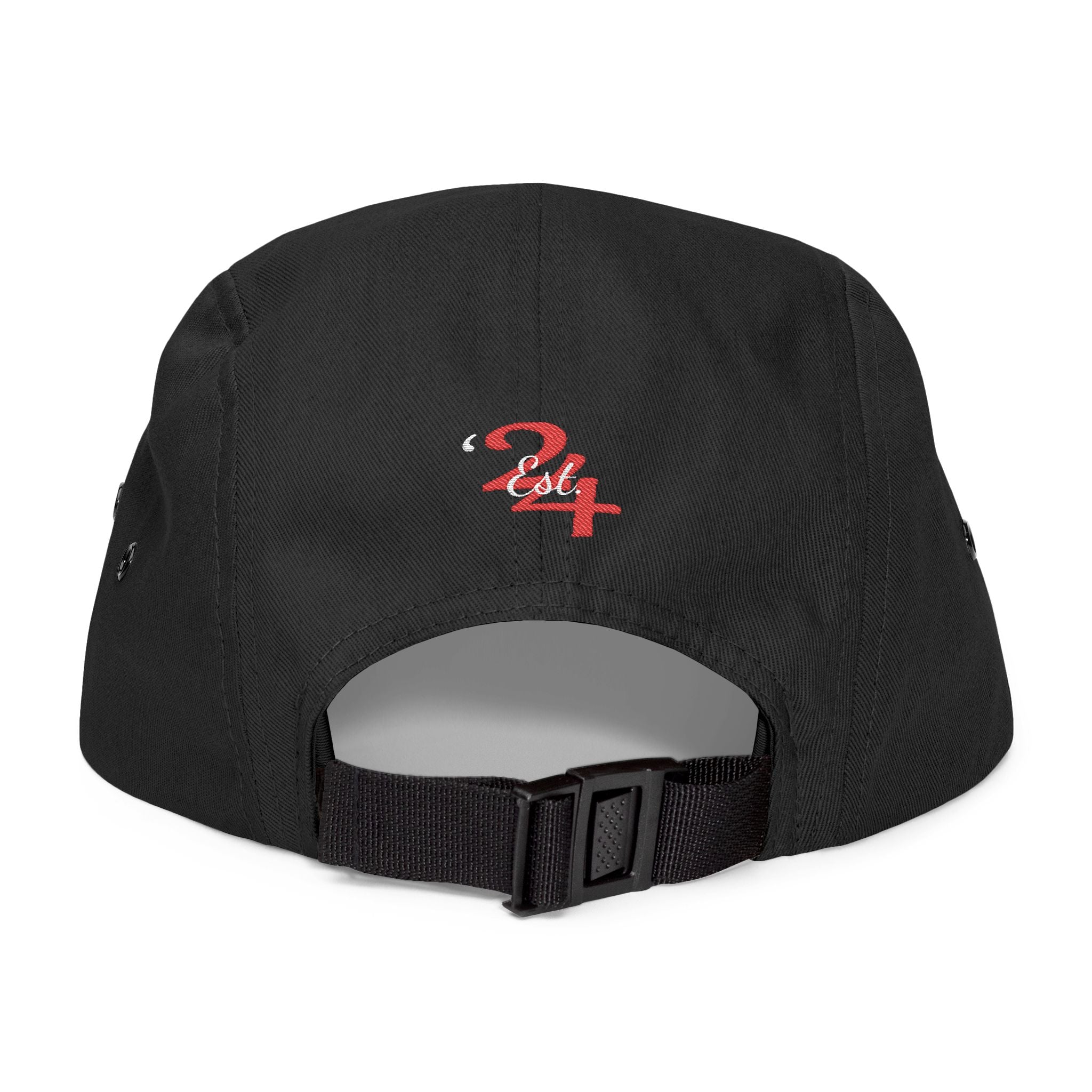 Retro Script Logo Embroidered 5-Panel Cap — - 314 Originals