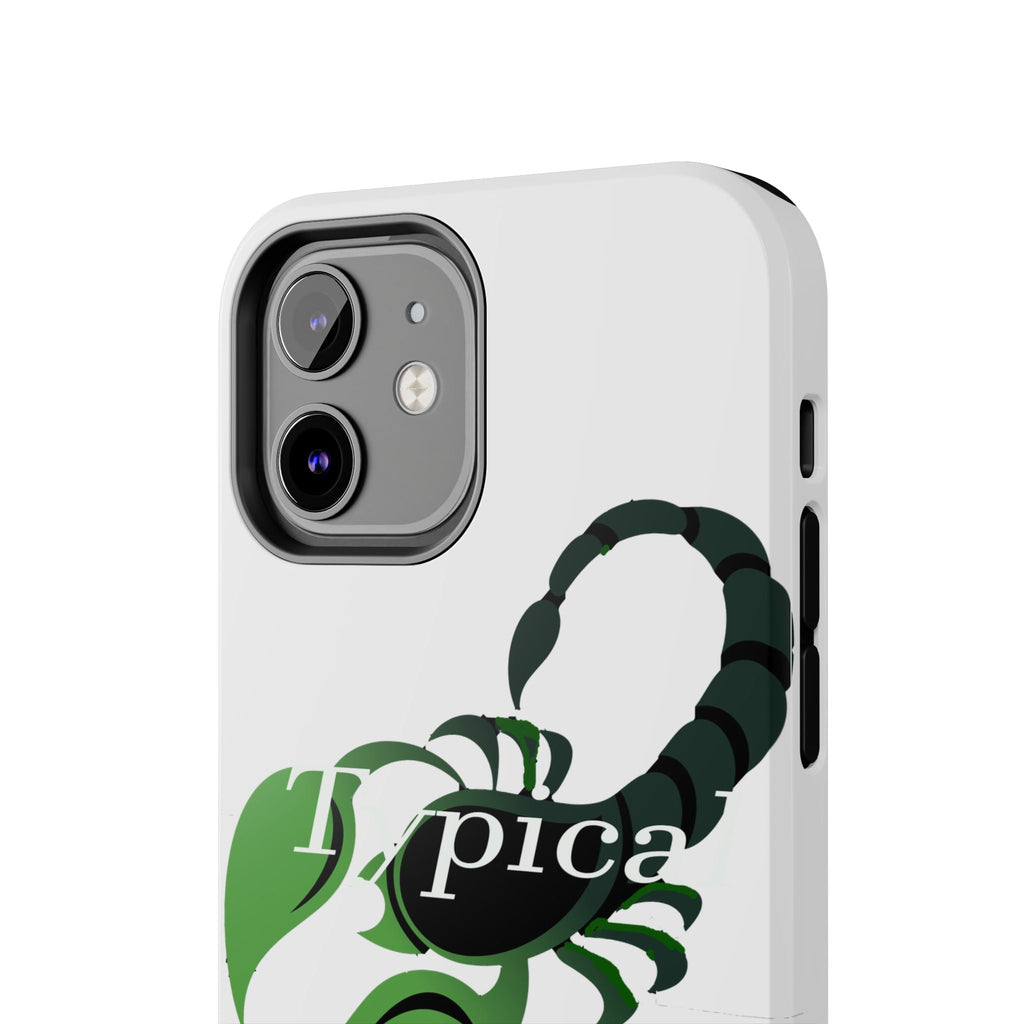 Scorpio Zodiac Tough Phone Case — Green Scorpion "Typical" Design Printify Phone Case  314 Originals