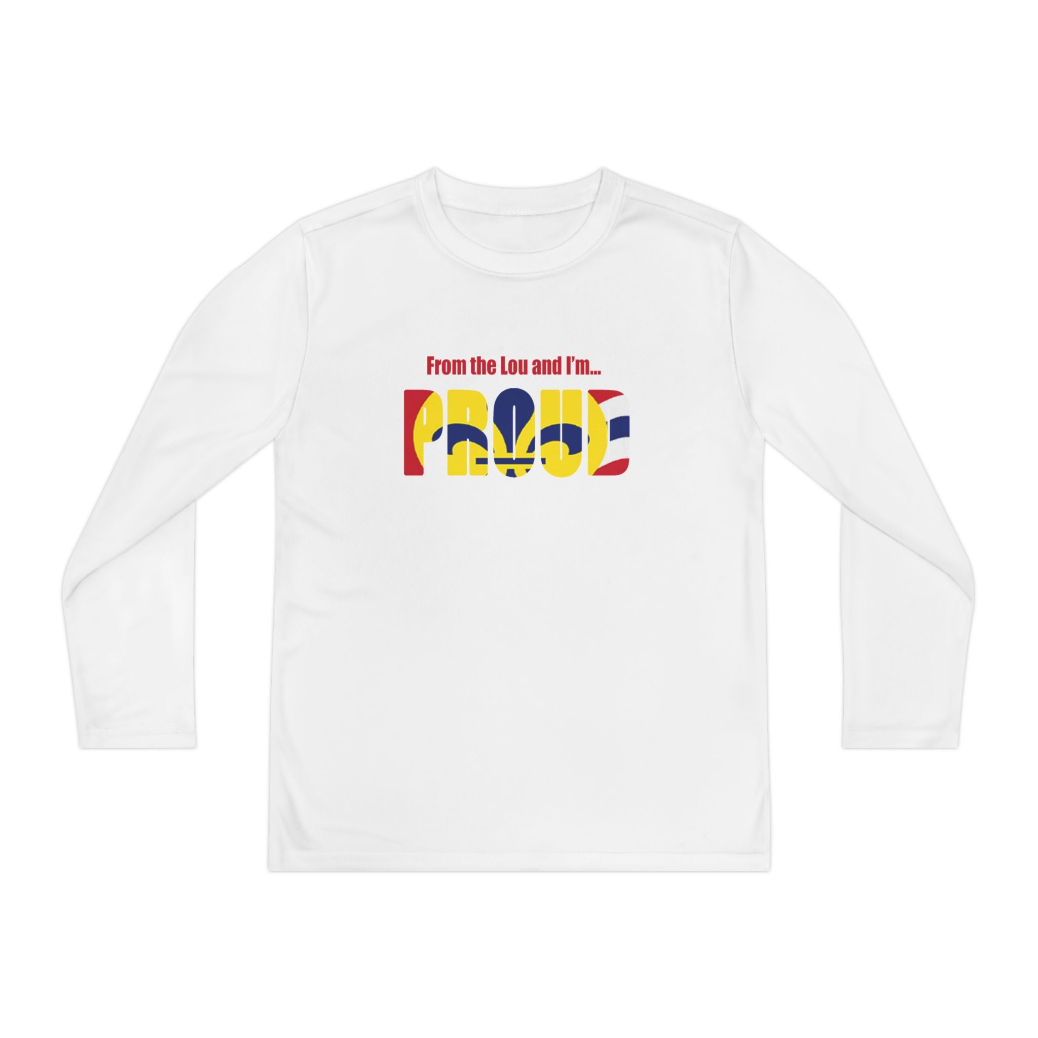 Missouri State Flag Youth Long Sleeve Tee
