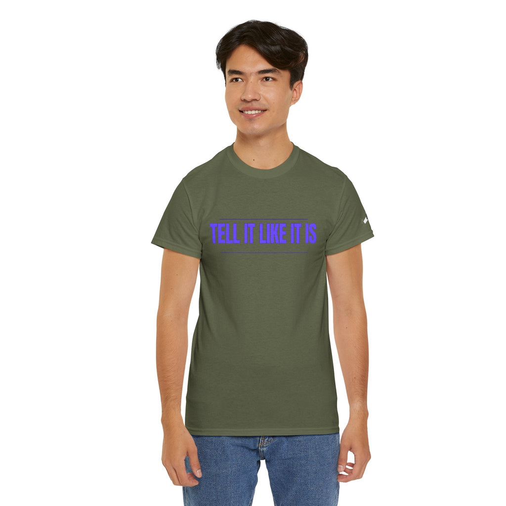 Tell It Like It Is Podcast — Bold Statement Graphic T‑Shirt ("No Scripts… No Filters… No Bullsh*t") Printify T-Shirt  314 Originals