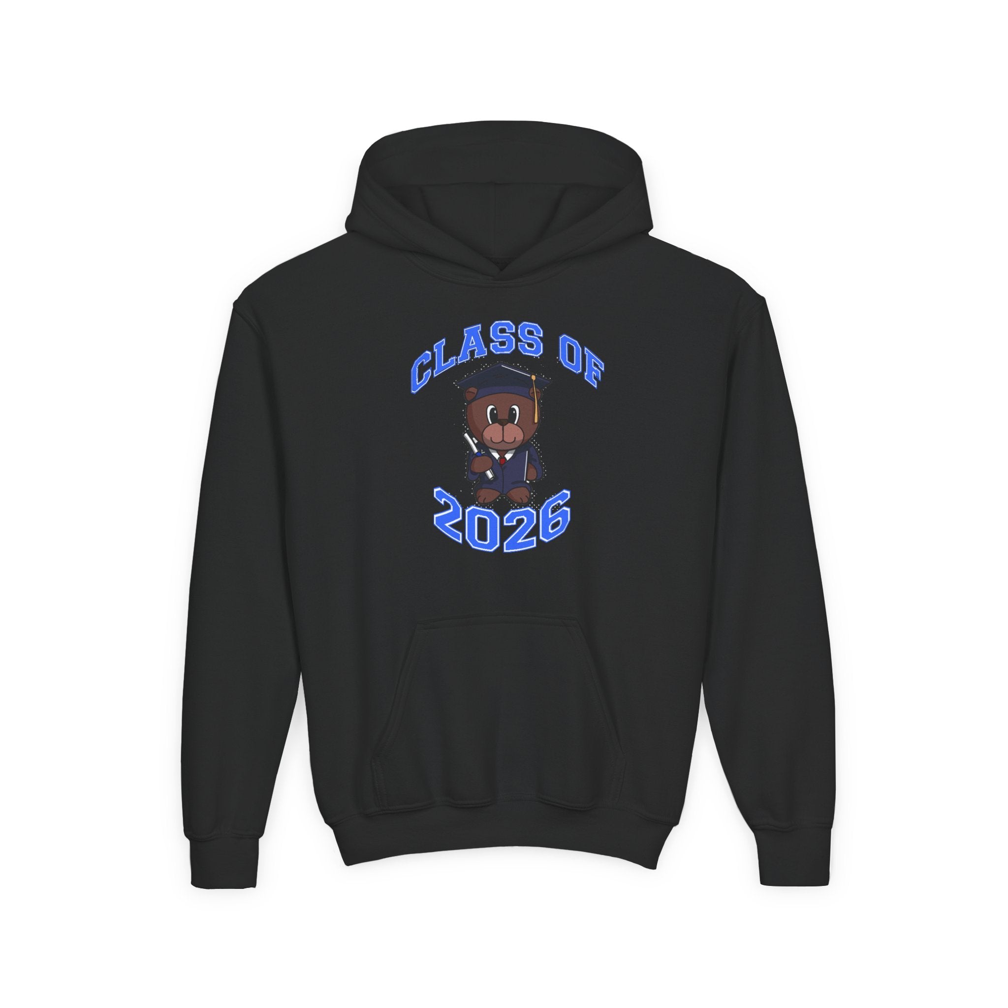 Youth Hoodie - 'Class of 2026' Graduation Bear Hoodie with '314 Originals' Back Print