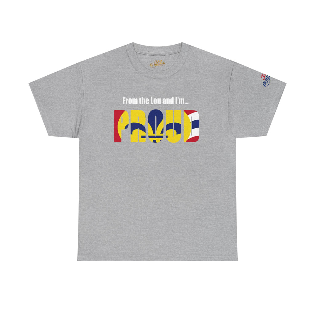 Proud Missouri Flag T-Shirt — "From the Lou and I’m... PROUD" - 314 Originals