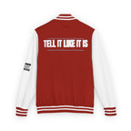 Tell It Like It Is Letterman Jacket Printify Outerwear  314 Originals