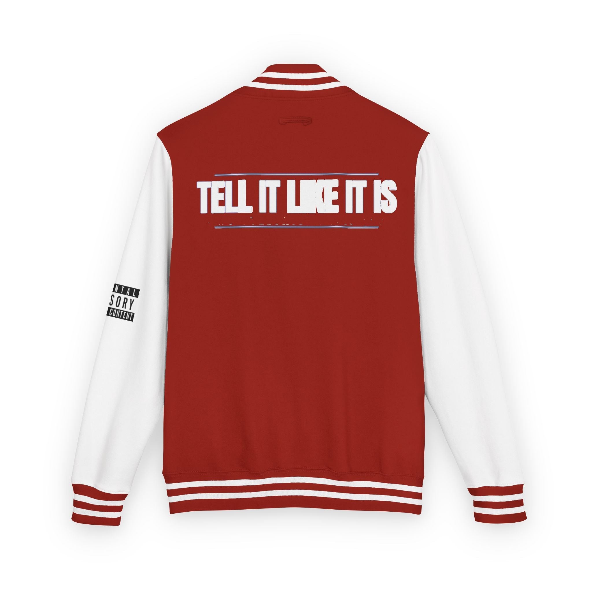 Tell It Like It Is Letterman Jacket Printify Outerwear  314 Originals