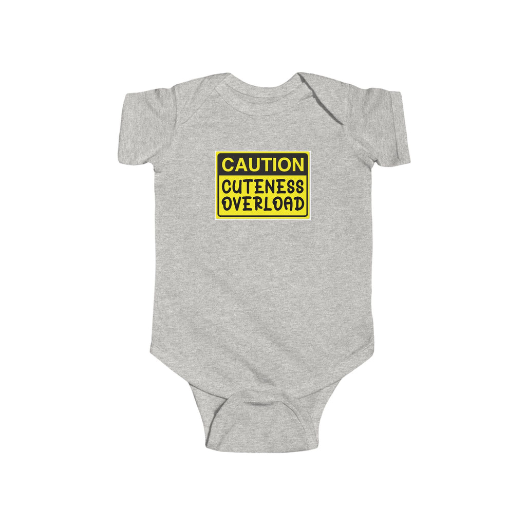 Baby Bodysuit – "Caution Cuteness Overload" Infant Onesie (314 Originals Back Logo) - 314 Originals