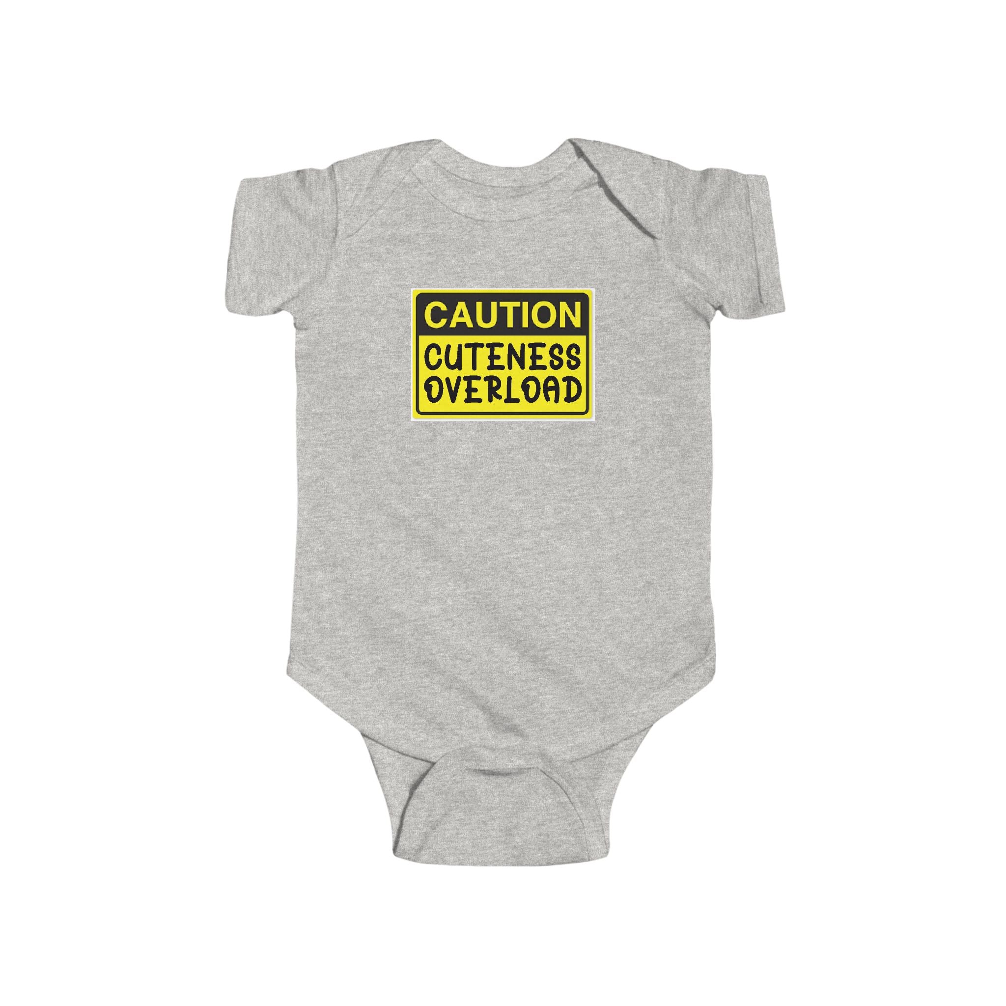 Baby Bodysuit – "Caution Cuteness Overload" Infant Onesie (314 Originals Back Logo) - 314 Originals