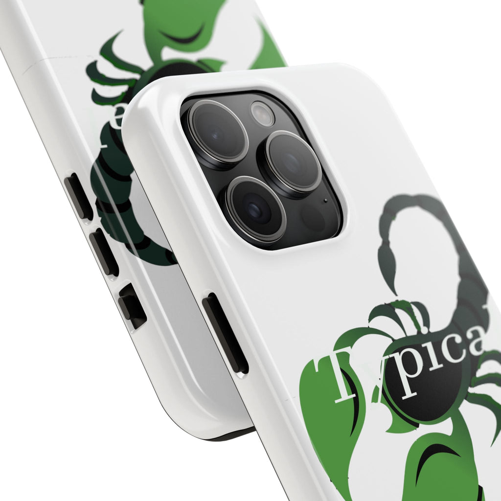 Scorpio Zodiac Tough Phone Case — Green Scorpion "Typical" Design Printify Phone Case  314 Originals