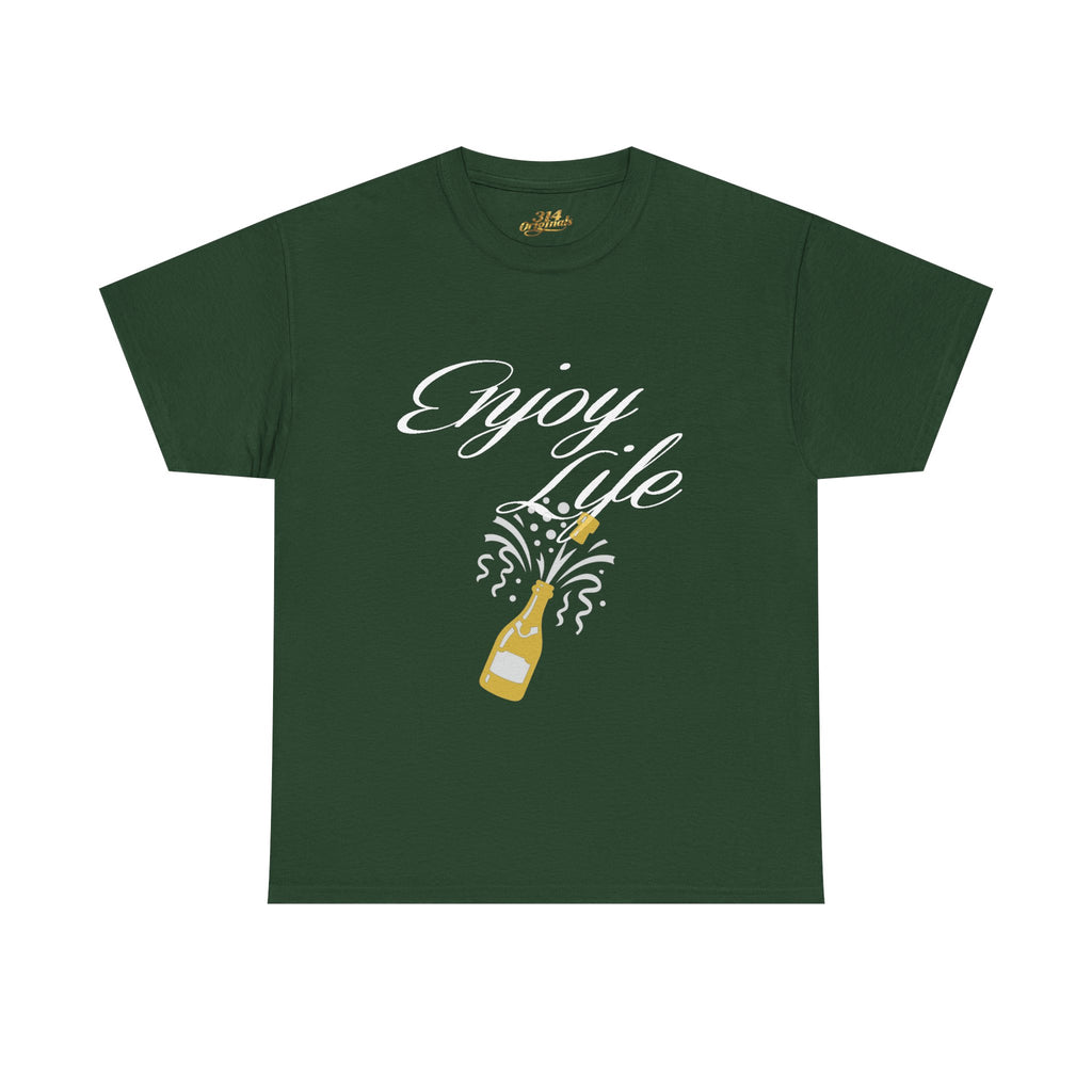 "Enjoy Life" Unisex Heavy Cotton Tee - 314 Originals