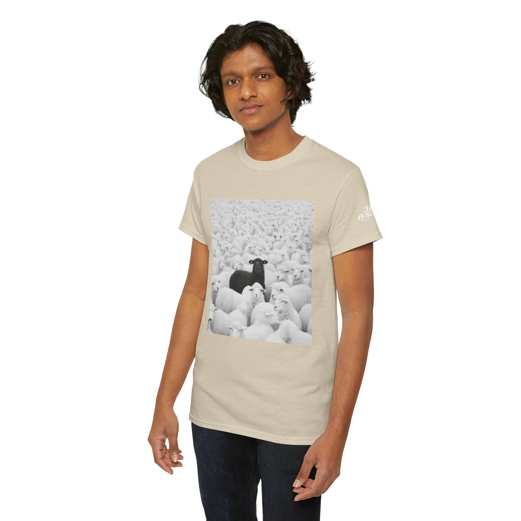 Black Sheep T-Shirt — Funny Contrast Sheep Graphic Tee