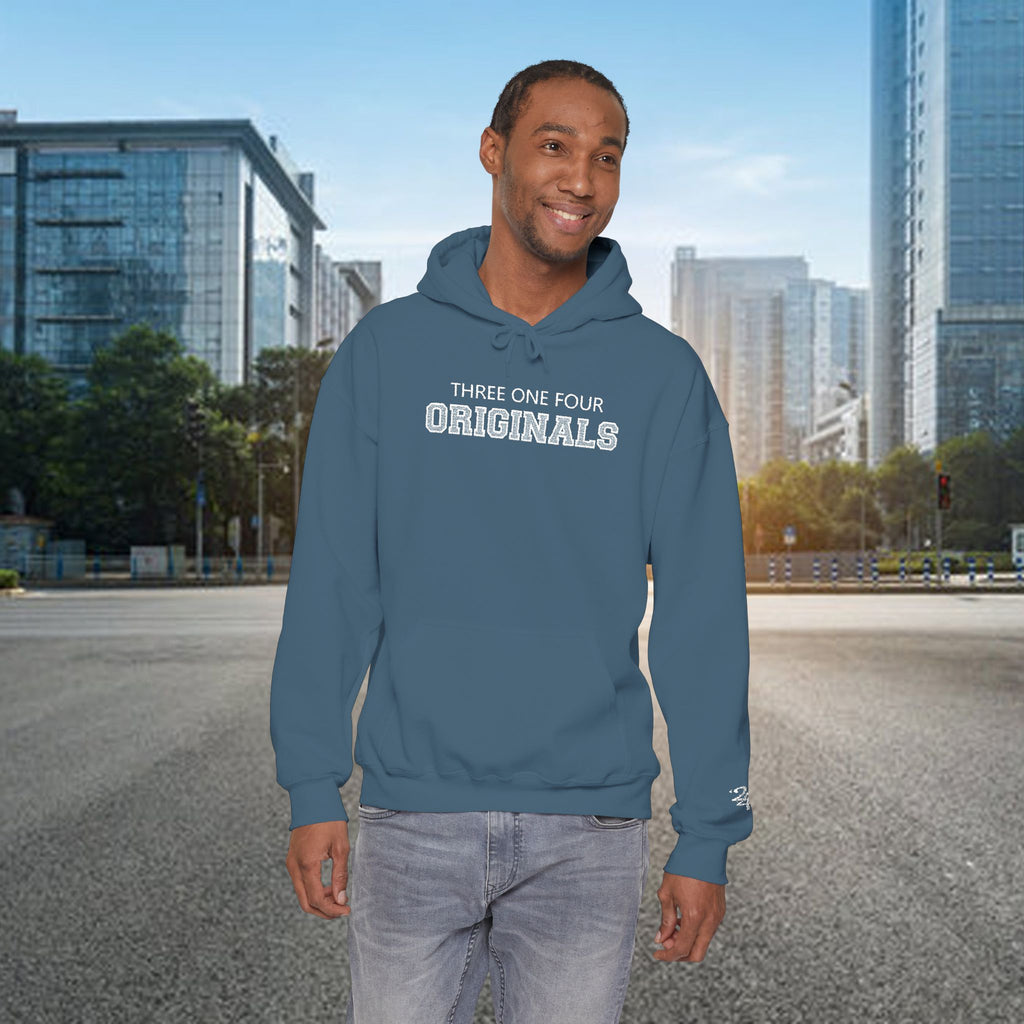 Three One Four Hoodie — Vintage Text - 314 Originals