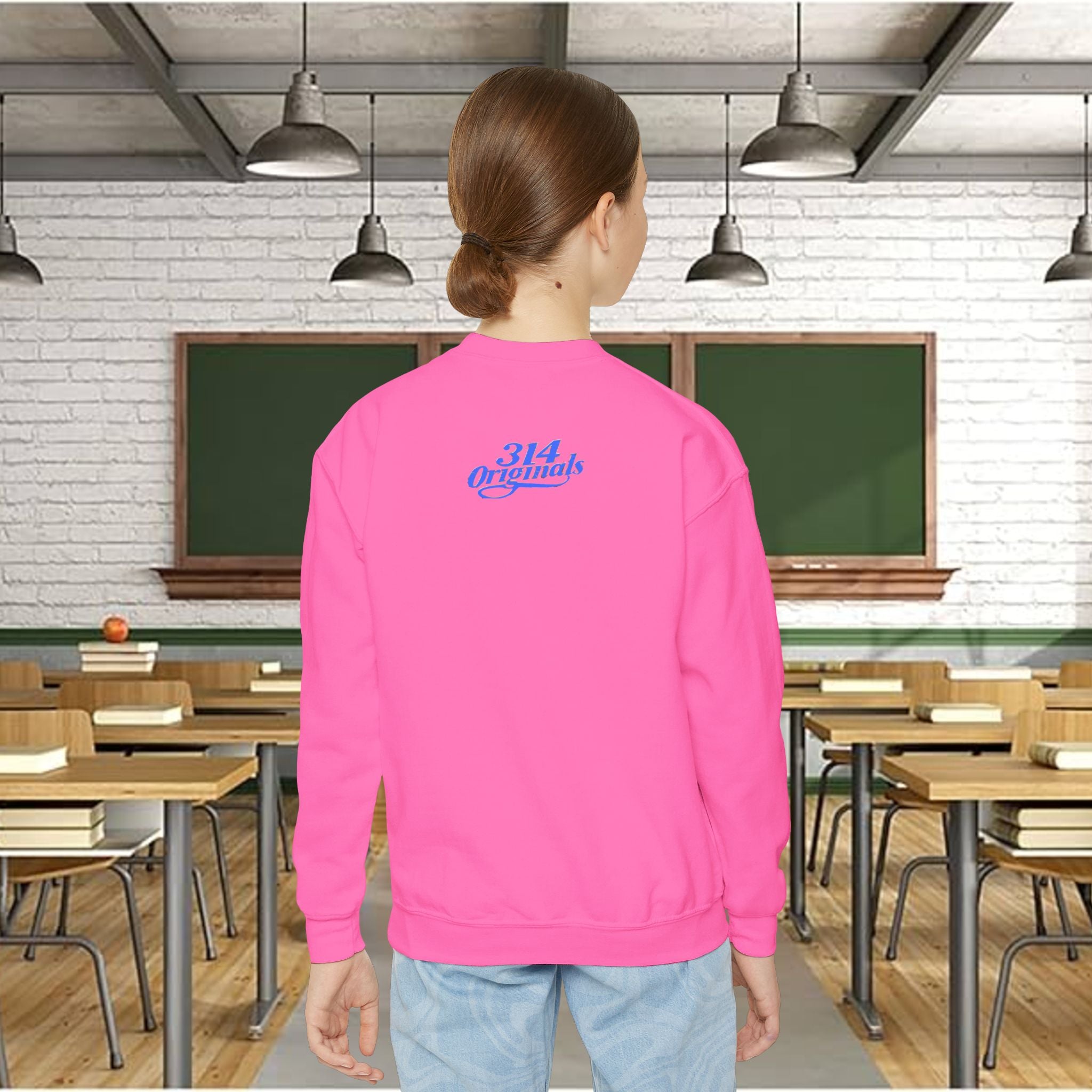 Class of 2026 Youth Crewneck Sweatshirt – Graduation Bear Design