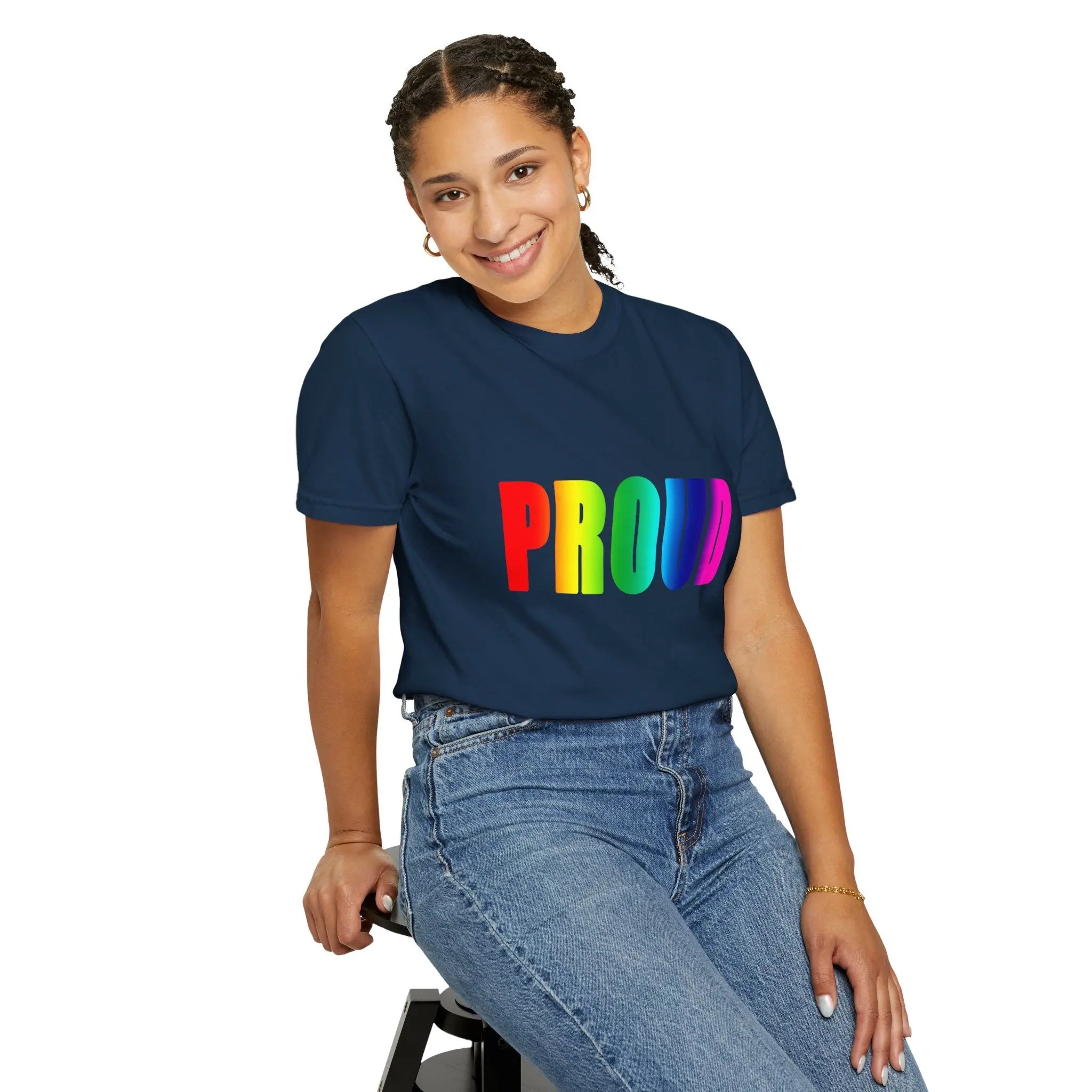 PROUD Garment-Dyed T-shirt Printify