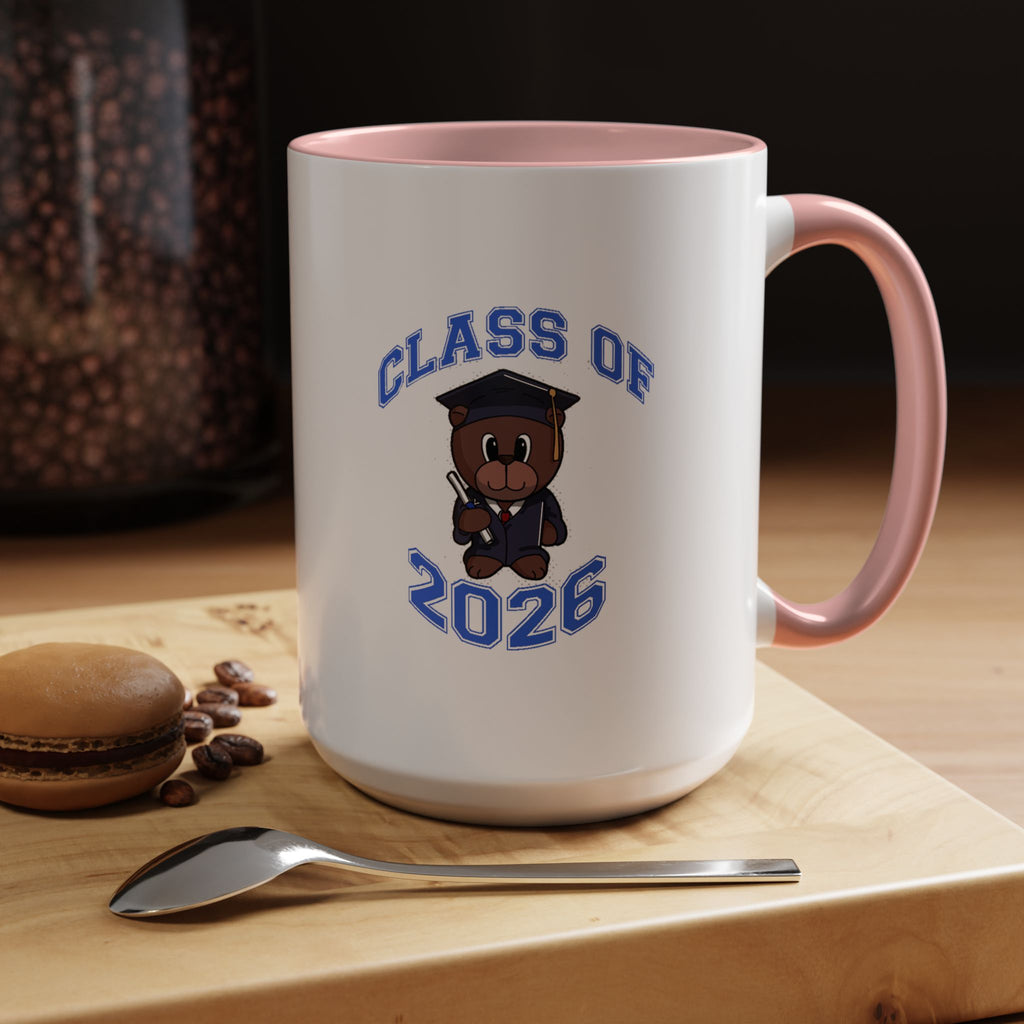 Graduation 2026 Accent Coffee Mug — Class of 2026 Grad Gift