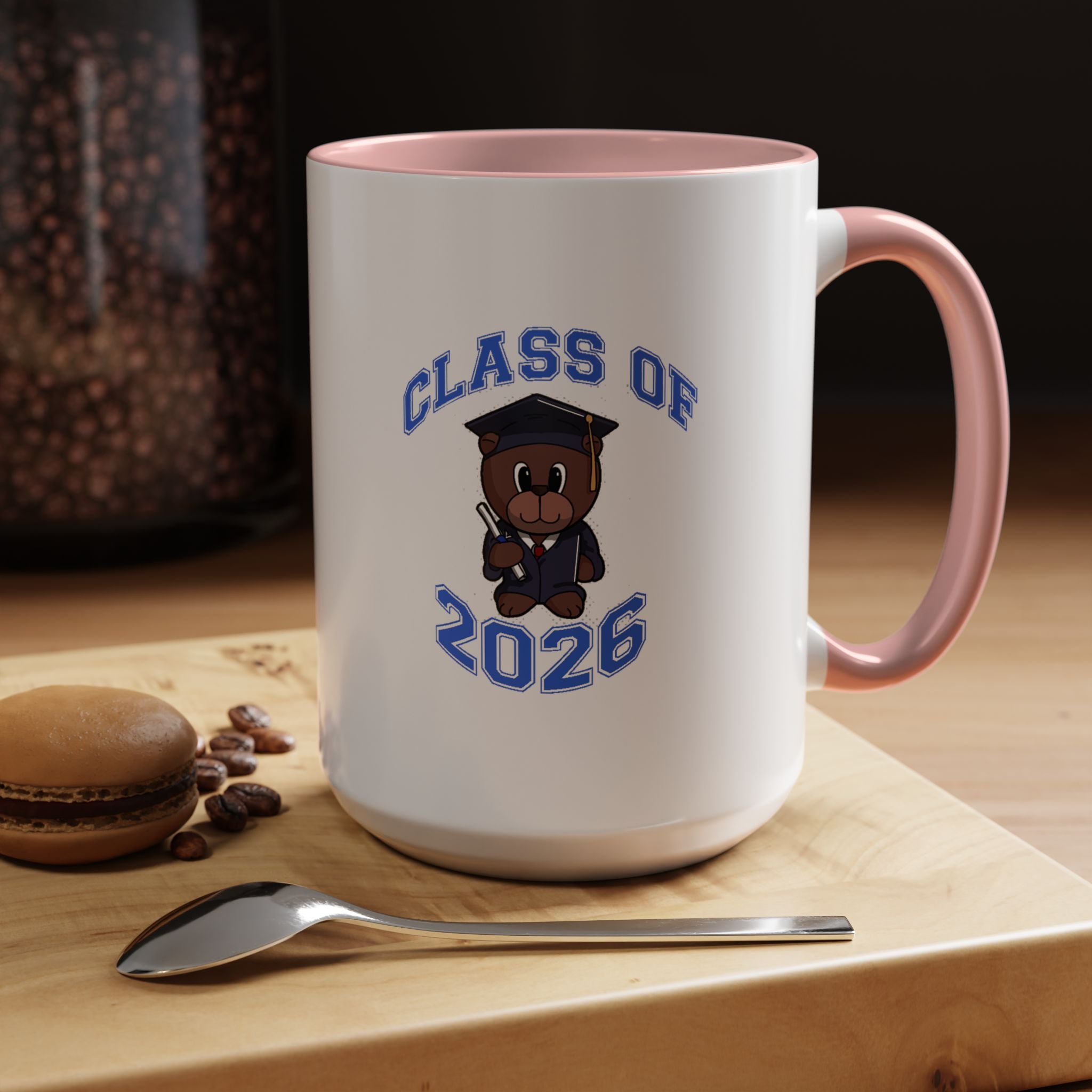Graduation 2026 Accent Coffee Mug — Class of 2026 Grad Gift