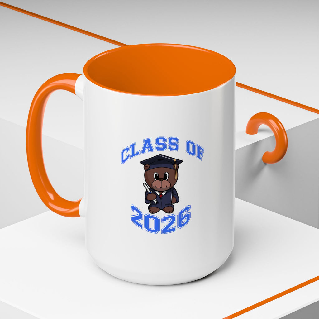 Graduation 2026 Accent Coffee Mug — Class of 2026 Grad Gift