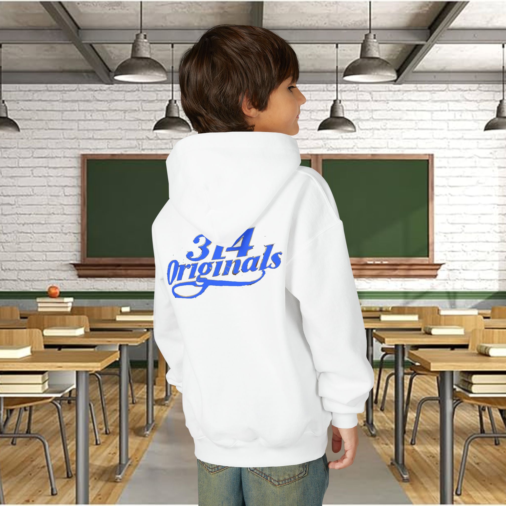 Youth Hoodie - 'Class of 2026' Graduation Bear Hoodie with '314 Originals' Back Print