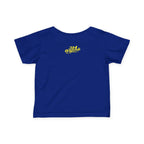 "Caution: Cuteness Overload" —  Baby T‑Shirt (Yellow Warning Sign) - 314 Originals