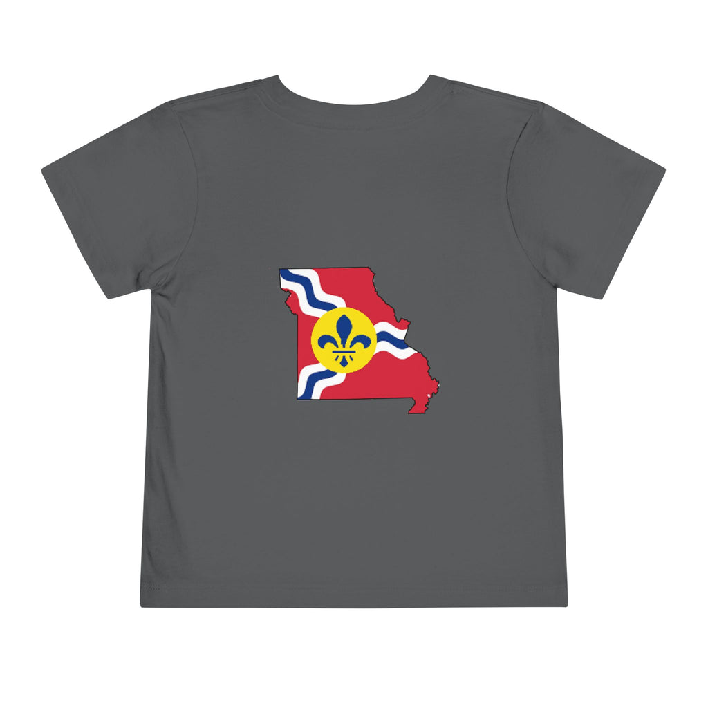 Toddler Tee — "From the Lou and I’m... Proud" St. Louis Flag Kids Shirt - 314 Originals