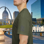 The Lou Script Green Tee — Vintage Script Graphic T-Shirt - 314 Originals