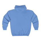 King's Gear Zip Hoodie — Full‑Zip with Gold Crown Emblem - 314 Originals