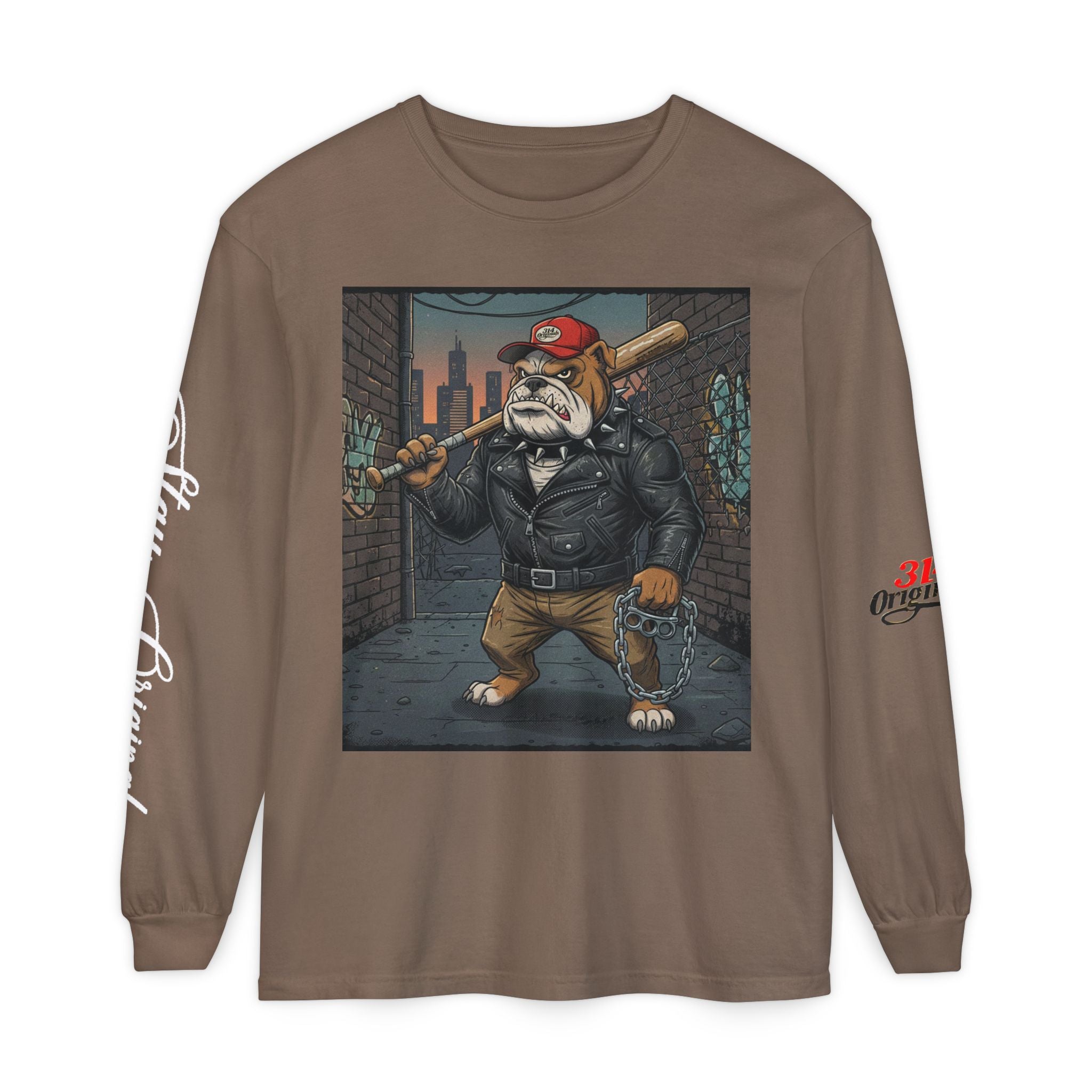 Stay Original Bulldog Brawler Long Sleeve T‑Shirt - 314 Originals
