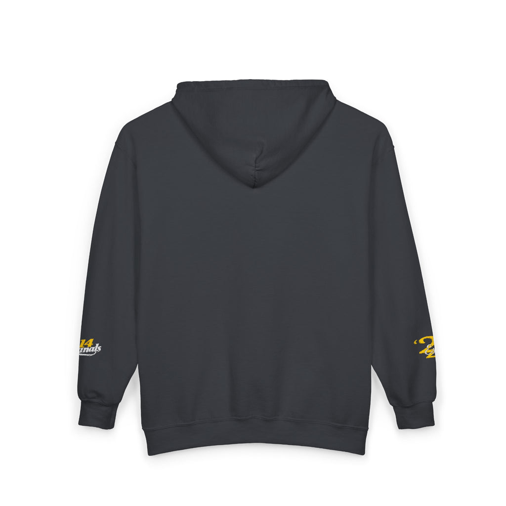 King's Gear Zip Hoodie — Full‑Zip with Gold Crown Emblem - 314 Originals