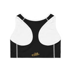 Black Sports Bra — "Originals" Pink Script Athletic Crop Top - 314 Originals