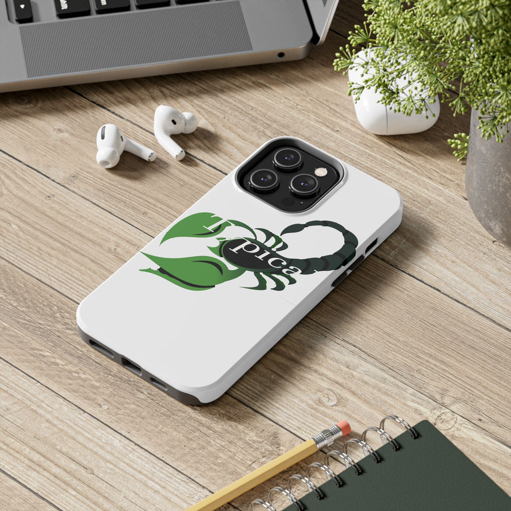 Scorpio Zodiac Tough Phone Case — Green Scorpion "Typical" Design Printify Phone Case  314 Originals