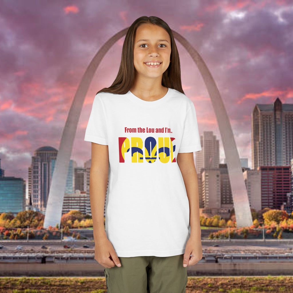 "From the Lou and I'm... Proud" St. Louis Flag Kids Shirt - 314 Originals