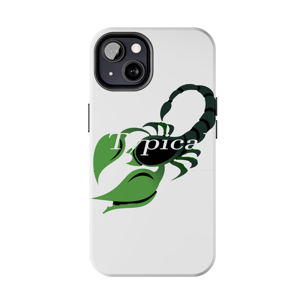 Scorpio Zodiac Tough Phone Case — Green Scorpion "Typical" Design Printify Phone Case  314 Originals